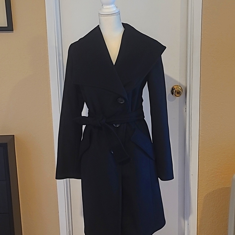 Max&Co black wool coat size 06